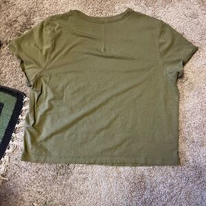 Lululemon olive green workout top